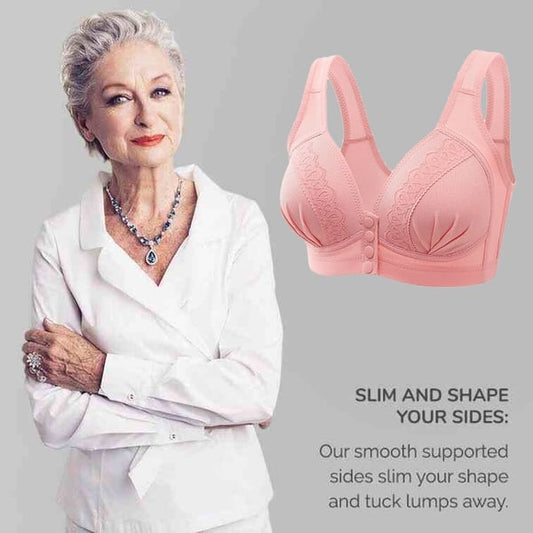 🔥Buy 1 and get 2 free🔥-Front button Breathable skin-friendly cotton bra