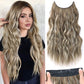 💖2025 Hot Sale- 50% OFF🤩Women's Gradient Long Wavy Hair Wig, One-Piece with Adjustable Fit