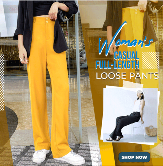 ✨Hot Sale-50% OFF✨Woman's Casual Full-Length Loose Pants