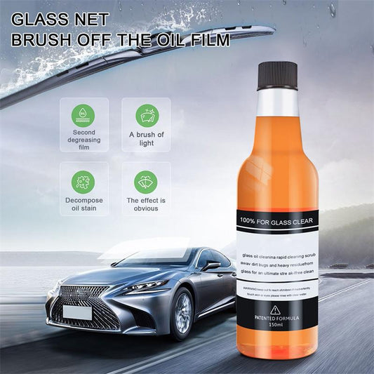 Car Glass Oil Film Stain Removal Cleaner