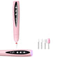 💅✨ 2-w-1 Elektryczny Pilnik do Paznokci z Lampą UV – Przenośny, Bezprzewodowy, Do Trwałego Manicure Salonowego w Domu 💖🔋