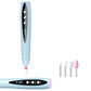 💅✨ 2-w-1 Elektryczny Pilnik do Paznokci z Lampą UV – Przenośny, Bezprzewodowy, Do Trwałego Manicure Salonowego w Domu 💖🔋