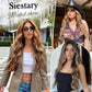 💖2025 Hot Sale- 50% OFF🤩Women's Gradient Long Wavy Hair Wig, One-Piece with Adjustable Fit