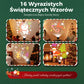 Odliczanie do promocji świątecznej ⚡-Obrotowy projektor LED z motywami świątecznymi🎄