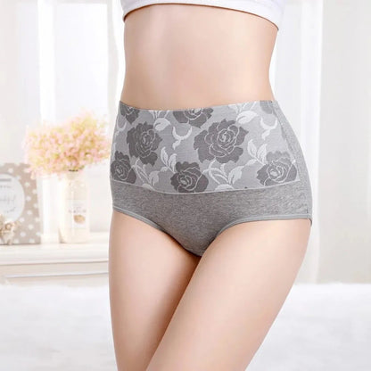 ✨LAST DAY BUY 5 GET 5 FREE✨Cotton High Waist Abdominal Slimming Hygroscopic Antibacterial Underwear