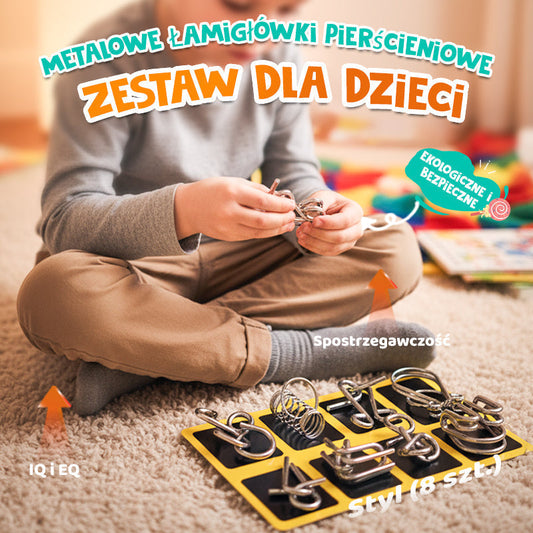 🧠Zabawka do Rozplątywania Metalowych Kół