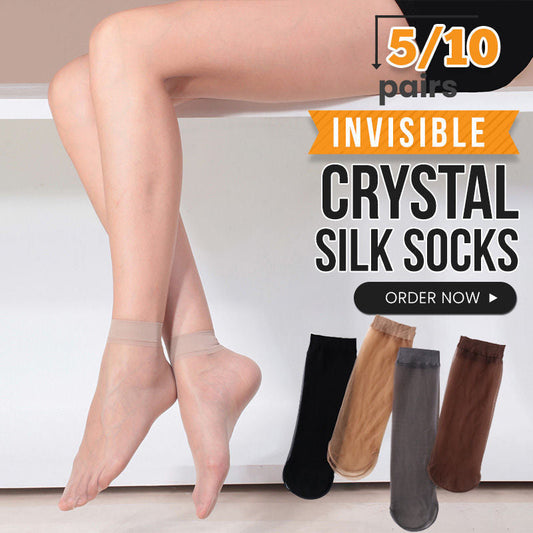 💕Buy More Save More💕Invisible Crystal Silk Socks