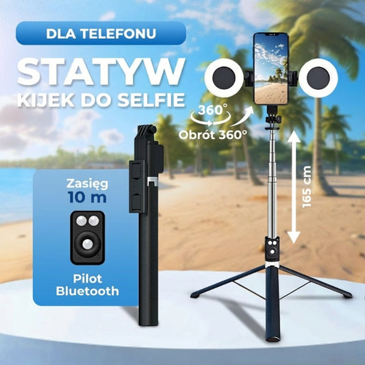 📢📢 50 % ZNIŻKI!! ⏰ 🔥 Nowy 6-w-1 Bluetooth Selfie Stick
