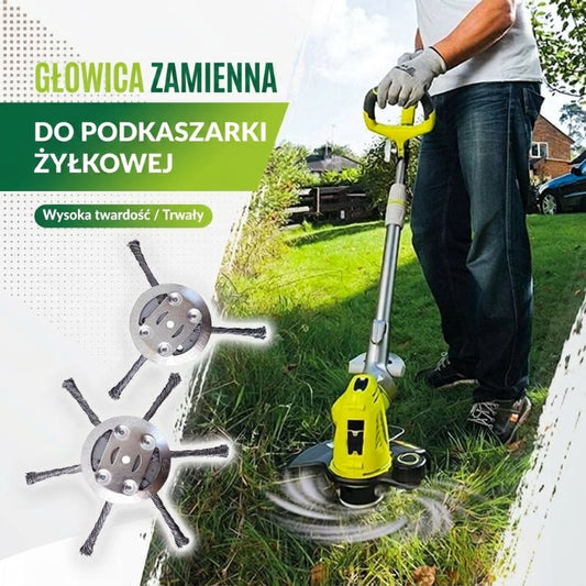 🔥 50% ZNIŻKI! 🔥 Głowica zamienna do podkaszarki / żyłkarki – stalowa głowica do cięcia trawy 🌿✂️⚙️