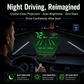 🚗🛰️ Head-Up Display (HUD) Auto-GPS Cyfrowy prędkościomierz – miej oczy na drodze, unikaj mandatów. 50% ZNIŻKI!