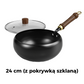 🍳 Ultralekka, niepowlekana, gruba żeliwna patelnia nieprzywierająca