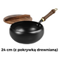 🍳 Ultralekka, niepowlekana, gruba żeliwna patelnia nieprzywierająca