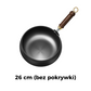 🍳 Ultralekka, niepowlekana, gruba żeliwna patelnia nieprzywierająca