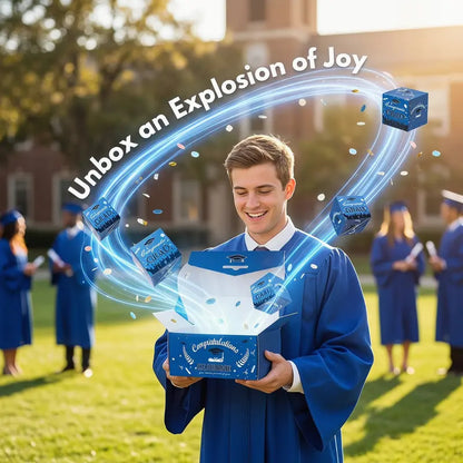 🎓🔥Nowy zestaw prezentów na zakończenie roku już dostępny🔥🎓Eksplodujące zaskakujące pudełko na pieniądze
