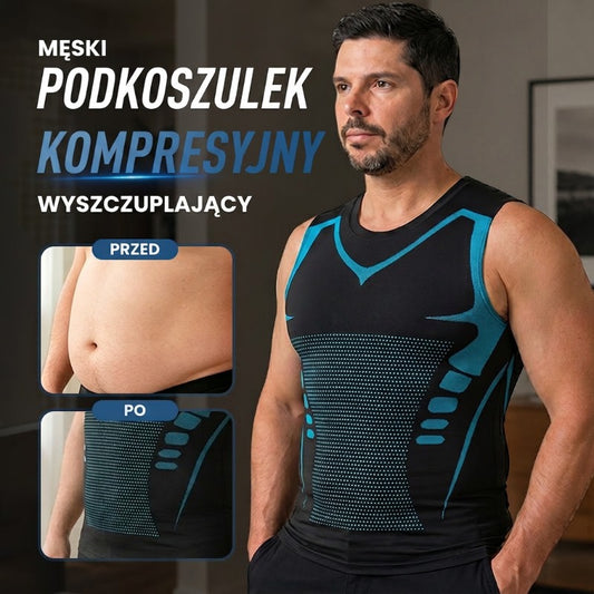 💪 Slimolya® Jonowa kamizelka modelująca – Kompresja i chłodzenie – Modelowanie sylwetki, bez rękawów – Niewidoczna pod ubraniem 🕶️