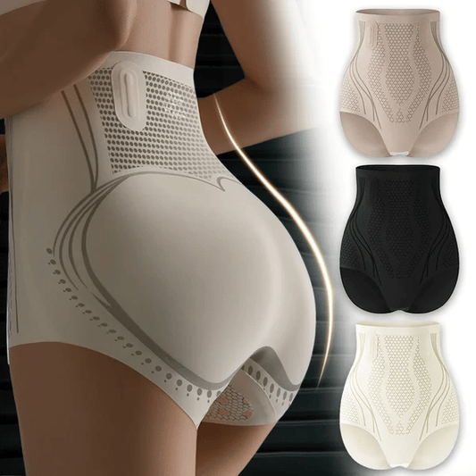 🏆 Promotion 49%🎁 Ice Silk Breathable Tummy And Hip Shaping Shorts