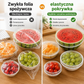 ✨🥗 💥Worki do przechowywania świeżości – 100 szt. wielokrotnego użytku, PEHD/PEBD i elastyczne.