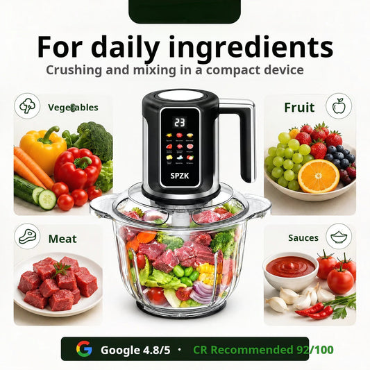 🔪Bezprzewodowa kuchenna maszynka do mielenia mięsa, sosów i nie tylko – na USB – szybko, higienicznie i łatwo! 🍖🥦
