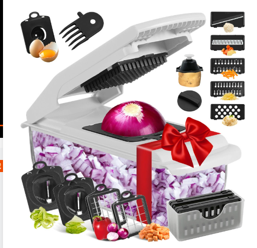 18-częściowy wielofunkcyjny rozdrabniacz do warzyw