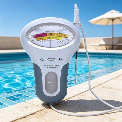 🔬💧 Tester pH i Cl2 (chlor) – 50% ZNIŻKI! Precyzyjny pomiar pH i chloru w basenie – prosty, szybki, niezawodny