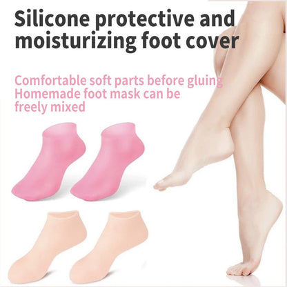 🔥Last Day Sale 49%🔥Moisturizing Foot Mask Exfoliating Silicone Socks Beach Protective Socks