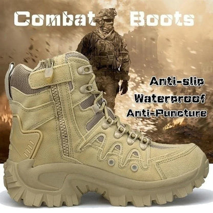 🔥49% OFF TODAY🔥Men Outdoor Waterproof Non-Slip Hiking Boots Combat Boots