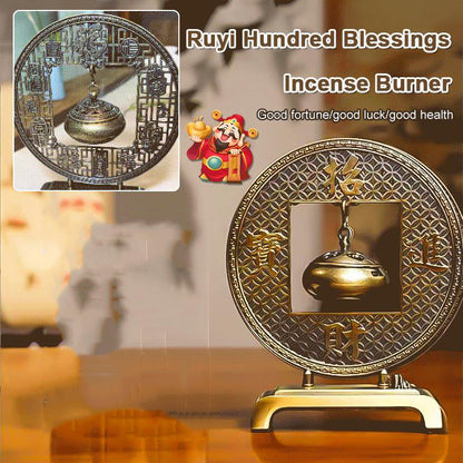 Auspicious Fortune Incense Burner (complimentary sandalwood incense)