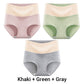 3pcs Women's High Waisted Breathable Antibacterial Soft Underwear