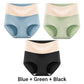 3pcs Women's High Waisted Breathable Antibacterial Soft Underwear