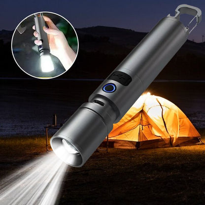 🔦Multifunctional White Laser LED Flashlight