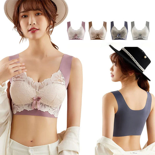 Lace Wire-Free Stretchy Soft Bra