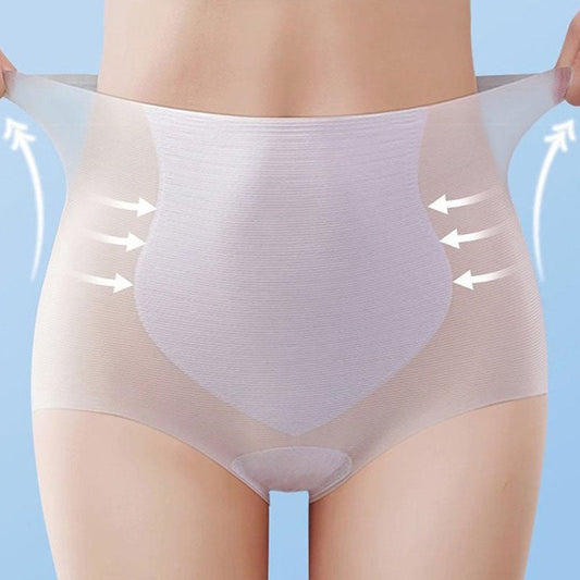 High Waisted Seamless Stretchy Hip Lifting Panties