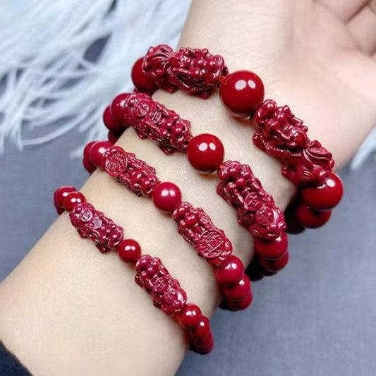 🔥Hot Sale (50% off)🔥Amulet Prosperity Red Cinnabar Bracelet