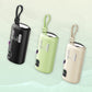Przenośny power bank 22,5 W z wbudowanymi kablami