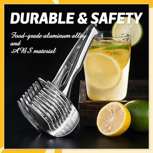 🍋50% ZNIŻKI TERAZ! Kreatywne narzędzie kuchenne do krojenia w plasterki, ręczna krajalnica ze stopu aluminium dopuszczonego do kontaktu z żywnością, szybki uchwyt do krojenia cytryn, pomidorów, cebuli oraz miękkich owoców i warzyw