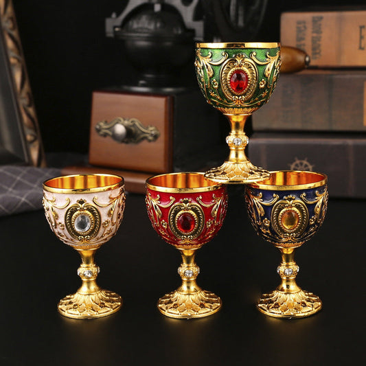 🎁2025 Special Big Sale🔥30ml Exquisite Vintage Engraved Wine Goblet