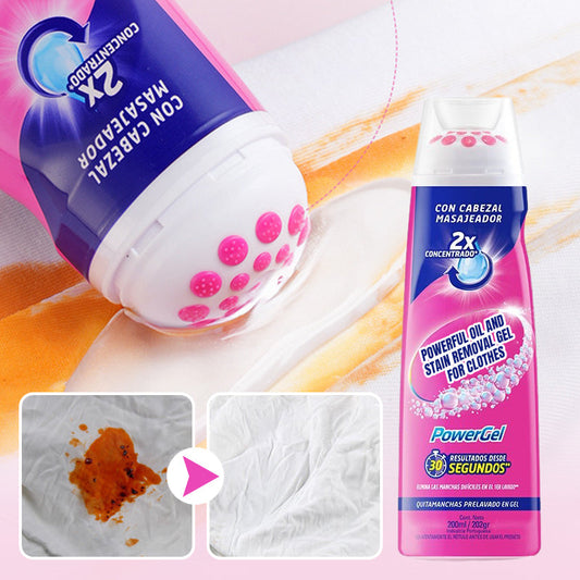 Silny żel do usuwania tłuszczu i plam z ubrań