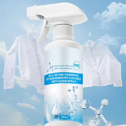 🏡 Nowe Ulepszenia 💖 Gorąca Wyprzedaż 💖 Bezjonowy Odplamiacz do Prania, Szybki Spray na Plamy, Bezpieczny dla Kolorów, Podróżne Opakowanie