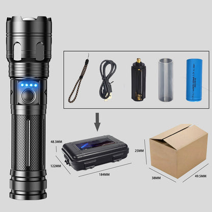 ⚡ 50% zniżki 🔦 Wielofunkcyjna przenośna latarka z zoomem na zewnątrz