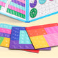 🏅Magnetyczna książeczka edukacyjna - Puzzle ułamkowe Montessori