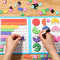 🏅Magnetyczna książeczka edukacyjna - Puzzle ułamkowe Montessori