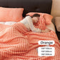 🛏️Gruby kocyk wykonany z pluszu króliczego i mlecznego polaru