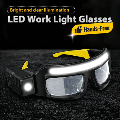 🔥 OSTATNI DZIEŃ PROMOCJI - 50% ZNIŻKI 🔥Okulary robocze LED bez użycia rąk