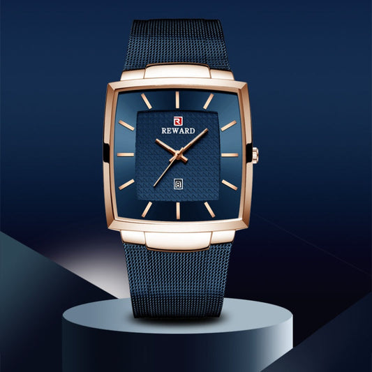 🎅 Ekskluzywna promocja świąteczna! 50% ZNIŻKI ✨ Ultracienki kwadratowy zegarek kwarcowy (bransoleta typu mesh) –  9 mm grubości, wodoodporny 3ATM i nowoczesny design  (idealny na prezent!)