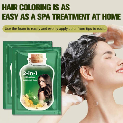 2-w-1 Bezwysiłkowa Pianka do Koloryzacji Włosów
