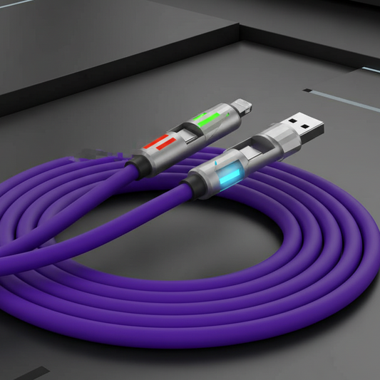 [🔥Kup 1, dostaniesz 1 gratis]4w1 240W Kabel ładowający z podświetleniem LED