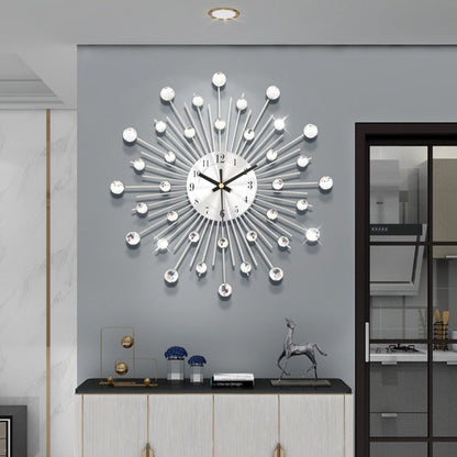 ✨🕰️ 50% zniżki ⚡ Kreatywny Kryształkowy Zegar Ścienny – Cichy, Minimalistyczny Luksus do Salonu, Jadalni i Przedpokoju! 💎🏡