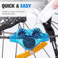 🚴‍Czyszczacz łańcuchów rowerowych – zestaw do głębokiego czyszczenia z wbudowaną wielokrotnego użytku głowicą szczotkową 🔧💦