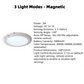 💡Magnetyczna lampa wisząca z czujnikiem ruchu (z pilotem zdalnego sterowania)
