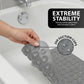 🛁Mata łazienkowa ZENO 100×40 cm | Antypoślizgowa i odporna na pleśń | 200 przyssawek z otworami odpływowymi | Duża, gumowa | Można prać w pralce i trwała 🚿🧼
